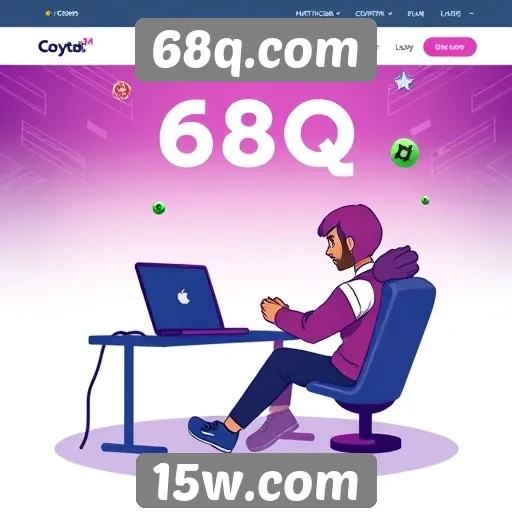 Experiência do usuário no site de jogos 68q.com